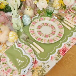 Clearance Mrs. Alice Dahlia Garland Dinner Plate (Set Of 4)