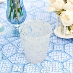 Discount Mrs. Alice Dappled White Glasses & Jug Set