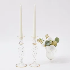 Online Mrs. Alice Dotty Gold Candle Holder (Pair)