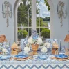 Mrs. Alice Dusty Blue Candles (Set Of 8)