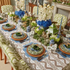 Mrs. Alice Dusty Blue Candles (Set Of 8)