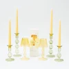 New Mrs. Alice Eden Green & Yellow Candlescape