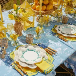 New Mrs. Alice Eden Green & Yellow Candlescape