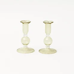 Discount Mrs. Alice Eden Green Candle Set (Spring Green)