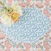 Best Mrs. Alice Edie Blue Coral Placemats (Set Of 4)