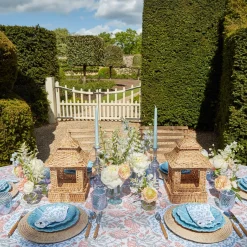 Best Mrs. Alice Edie Blue Coral Placemats (Set Of 4)