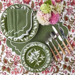 Mrs. Alice Edie Moss Green Napkins (Set Of 4)