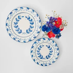 Discount Mrs. Alice Elizabeth Garland Dinner & Starter Plates (Set Of 8)