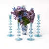 Mrs. Alice Elodie Blue Candle Holder Set