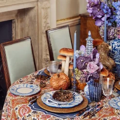 Mrs. Alice Elodie Blue Candle Holder Set