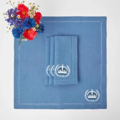 Online Mrs. Alice Eloise Blue Placemats & Coronation Napkins (Set Of 4)
