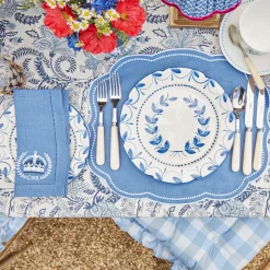 Online Mrs. Alice Eloise Blue Placemats & Coronation Napkins (Set Of 4)