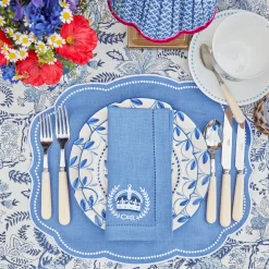 Online Mrs. Alice Eloise Blue Placemats & Coronation Napkins (Set Of 4)
