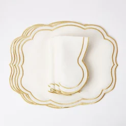Hot Mrs. Alice Eloise Gold Napkins (Set Of 4)