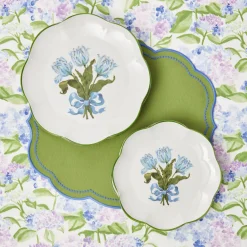 Discount Mrs. Alice Eloise Green And Blue Placemats (Set Of 4)