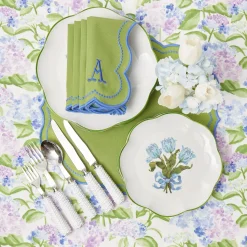 Discount Mrs. Alice Eloise Green And Blue Placemats (Set Of 4)