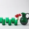 Discount Mrs. Alice Emerald Green Hobnail Glasses (Set Of 6)