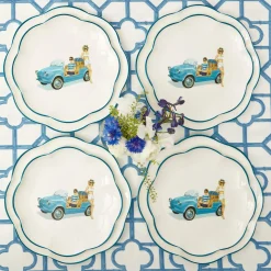 New Mrs. Alice Fiat Jolly Dinner & Starter Plates (Set Of 8)