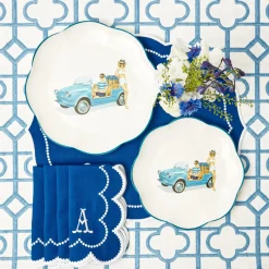 New Mrs. Alice Fiat Jolly Dinner & Starter Plates (Set Of 8)