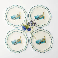 New Mrs. Alice Fiat Jolly Dinner & Starter Plates (Set Of 8)
