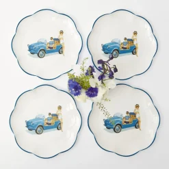 New Mrs. Alice Fiat Jolly Starter Plates (Set Of 4)