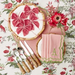 Clearance Mrs. Alice Fleur Pink Napkins (Set Of 4)
