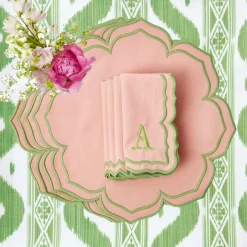 Clearance Mrs. Alice Fleur Pink Napkins (Set Of 4)