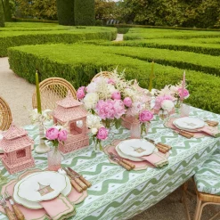 New Mrs. Alice Fleur Pink Placemats & Napkins (Set Of 4)