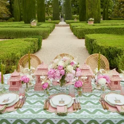 New Mrs. Alice Fleur Pink Placemats & Napkins (Set Of 4)
