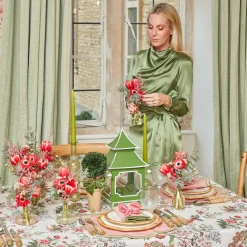 New Mrs. Alice Fleur Pink Placemats & Napkins (Set Of 4)