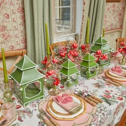 New Mrs. Alice Fleur Pink Placemats & Napkins (Set Of 4)