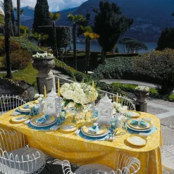 New Mrs. Alice Fleur Turquoise Placemats (Set Of 4)