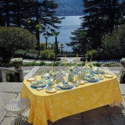 New Mrs. Alice Fleur Turquoise Placemats (Set Of 4)