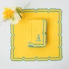 Hot Mrs. Alice Fleur Yellow Napkins (Set Of 4)