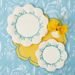 Best Mrs. Alice Fleur Yellow Placemats (Set Of 4)