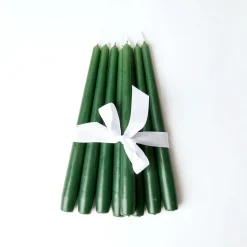 New Mrs. Alice Forest Green Candles (Set Of 8)