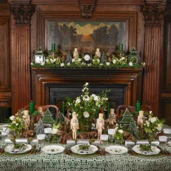 Best Mrs. Alice Forest Green Pillar Candles (Pair)
