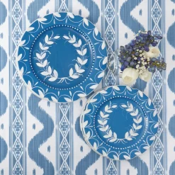 Outlet Mrs. Alice French Blue Garland Dinner Plate