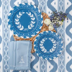 Sale Mrs. Alice French Blue Garland Dinner & Starter Plates (Set Of 8)