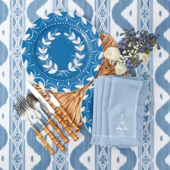 Discount Mrs. Alice French Blue Garland Dinner Plates (Set Of 4)