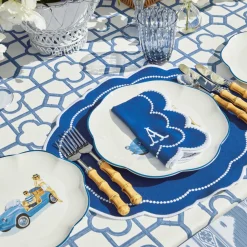 Best Mrs. Alice Gabrielle Blue Placemats (Set Of 4)