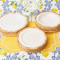 Sale Mrs. Alice Geometric Bamboo Bowl