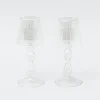 Best Mrs. Alice Glass Lantern Tea Light Holder (Pair) - 18Cm