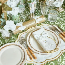 New Mrs. Alice Gold Garland Starter Plate