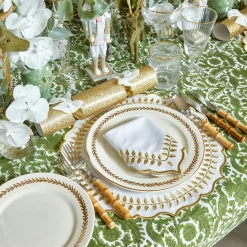 Mrs. Alice Gold Garland Starter Plates (Set Of 4)