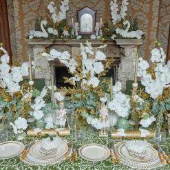 Hot Mrs. Alice Gold Garland Starter Plates (Set Of 4)