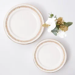 Hot Mrs. Alice Gold Garland Starter Plates (Set Of 4)