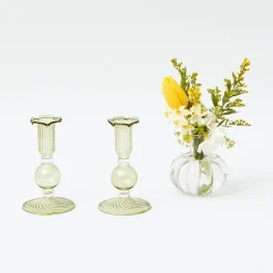 Outlet Mrs. Alice Green & Yellow Parrot Candlescape