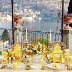 Best Mrs. Alice Green & Yellow Parrot Candlescape