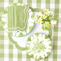 Clearance Mrs. Alice Green Applique Napkins (Set Of 4)
